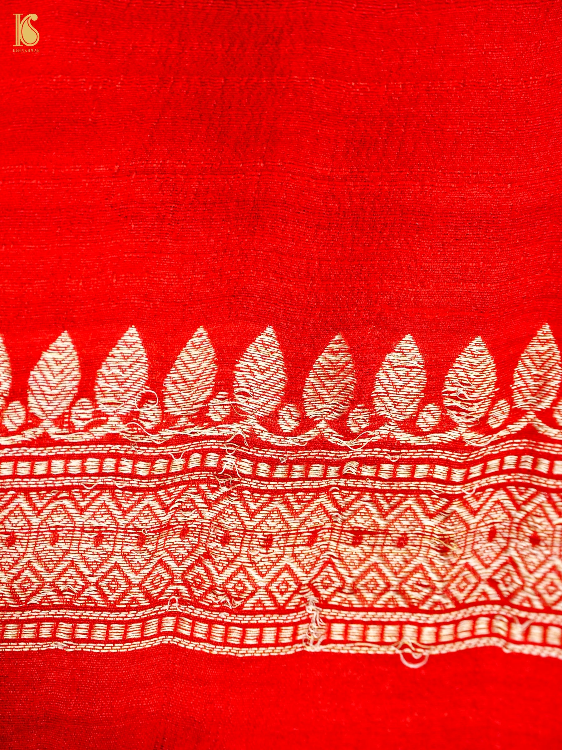 Tussar Georgette Handloom Banarasi Saree