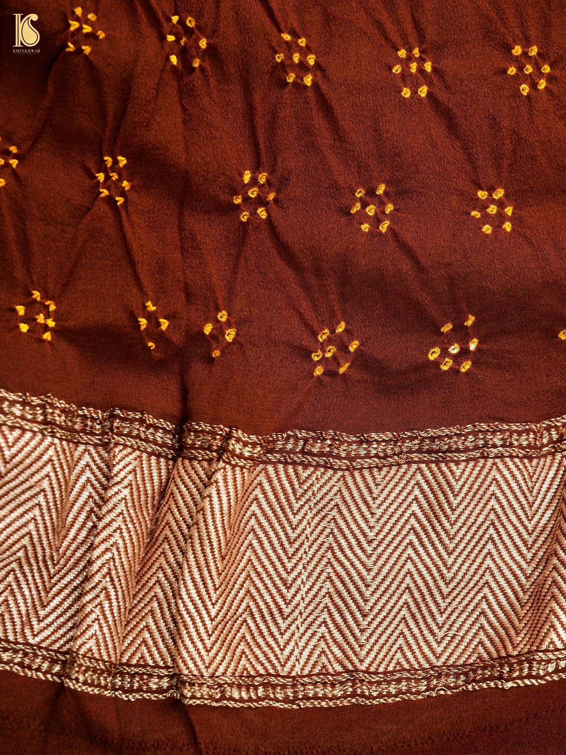 Banarasi Georgette Bandhani Saree