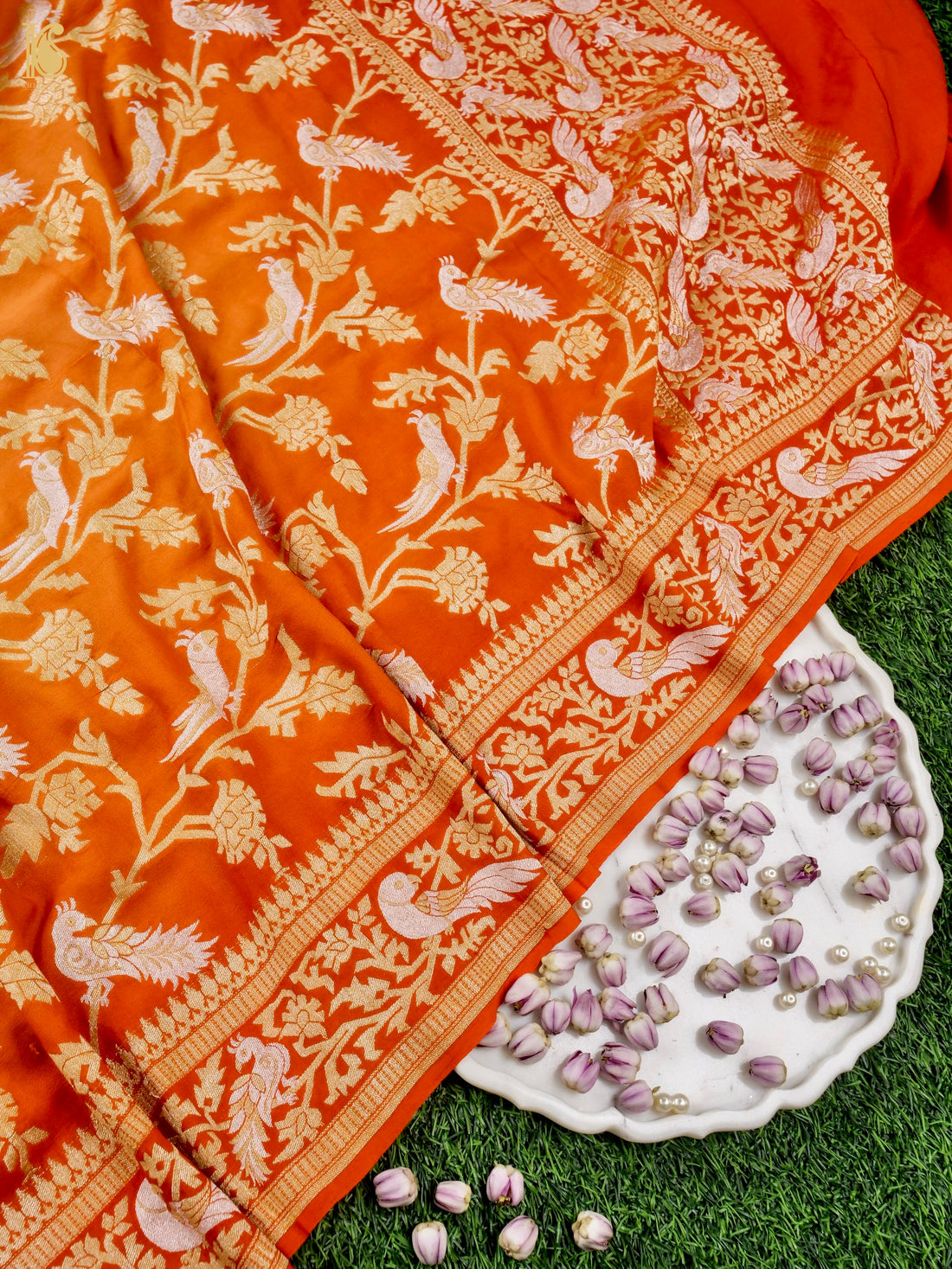 Banarasi Georgette Birds Dupatta