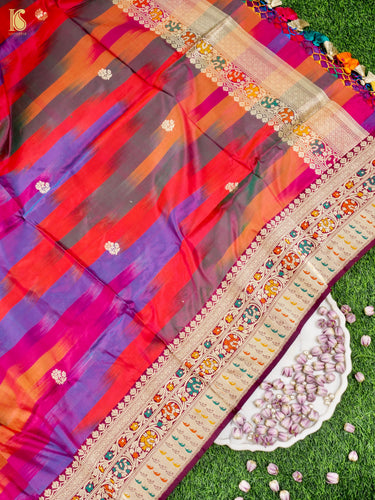 Handloom Banarasi Rangkat Silk Dupatta