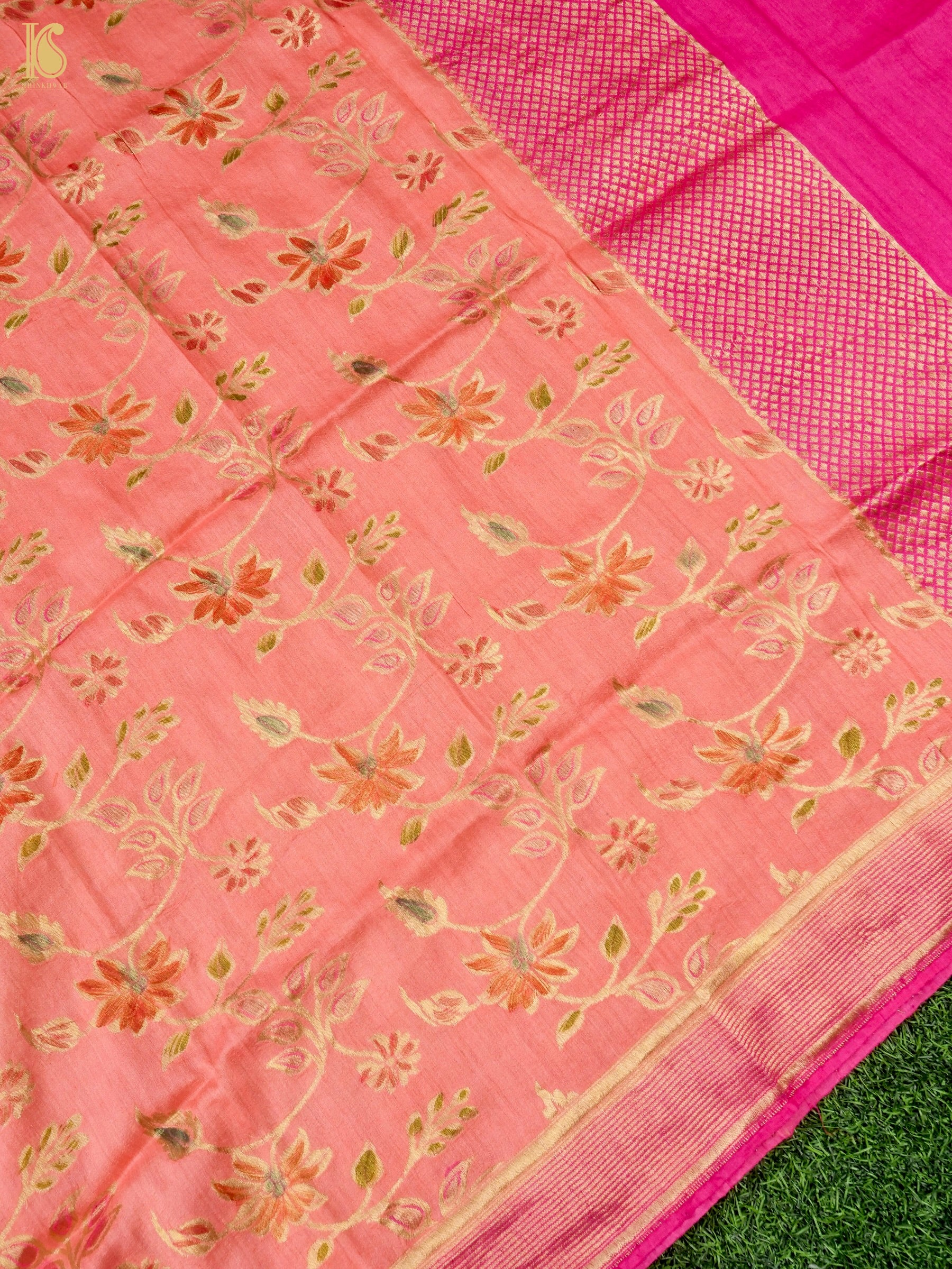 Moonga Silk Handloom Banarasi Dupatta