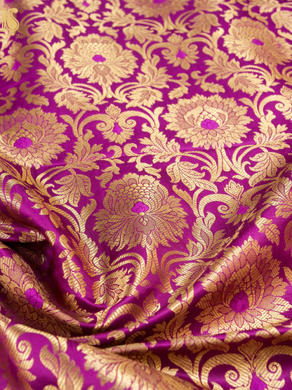 Banarasi Semi Silk Brocade Fabric