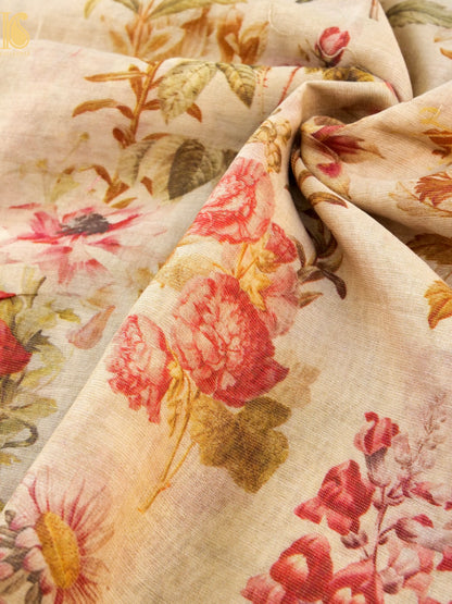 Pure Cotton Silk Print Fabric