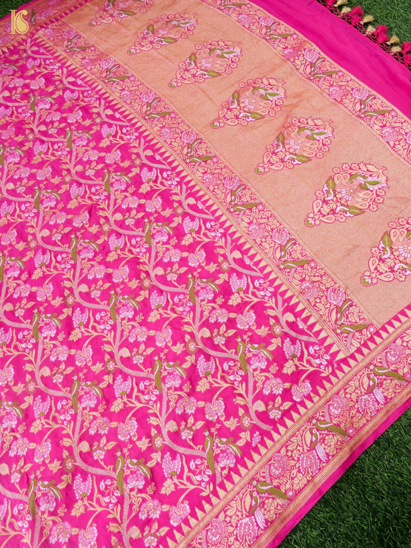 Banarasi Georgette Meenakari Birds Dupatta