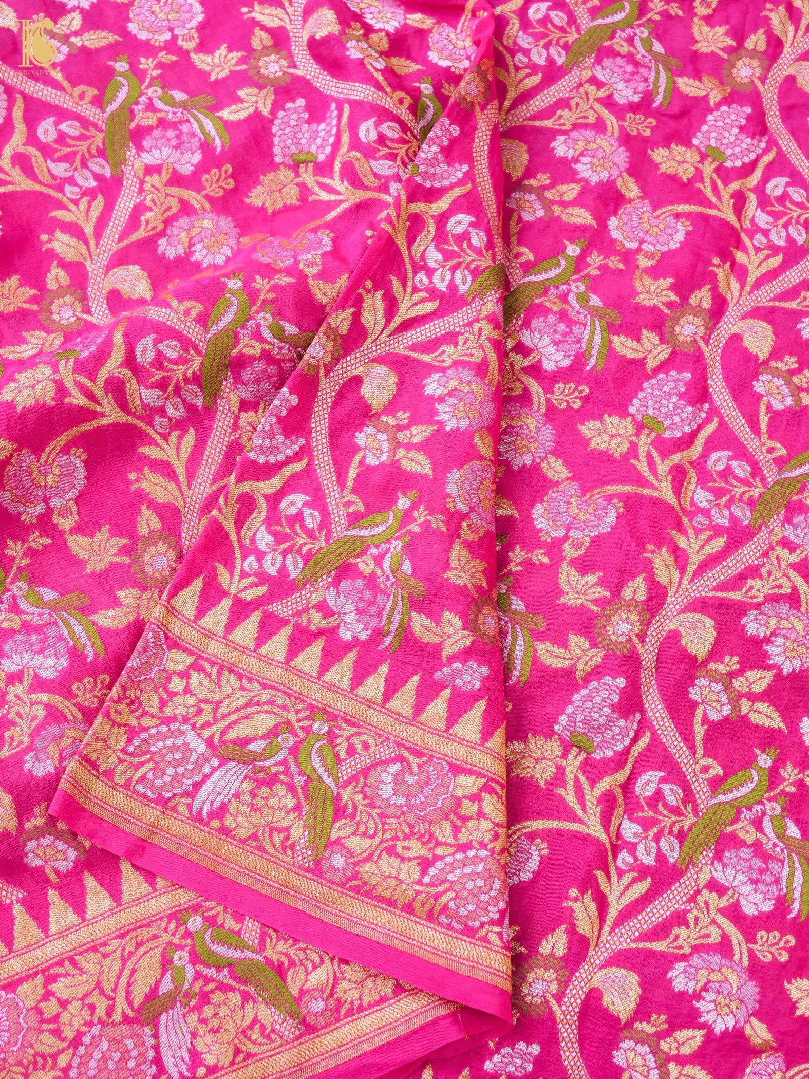 Banarasi Georgette Meenakari Birds Dupatta