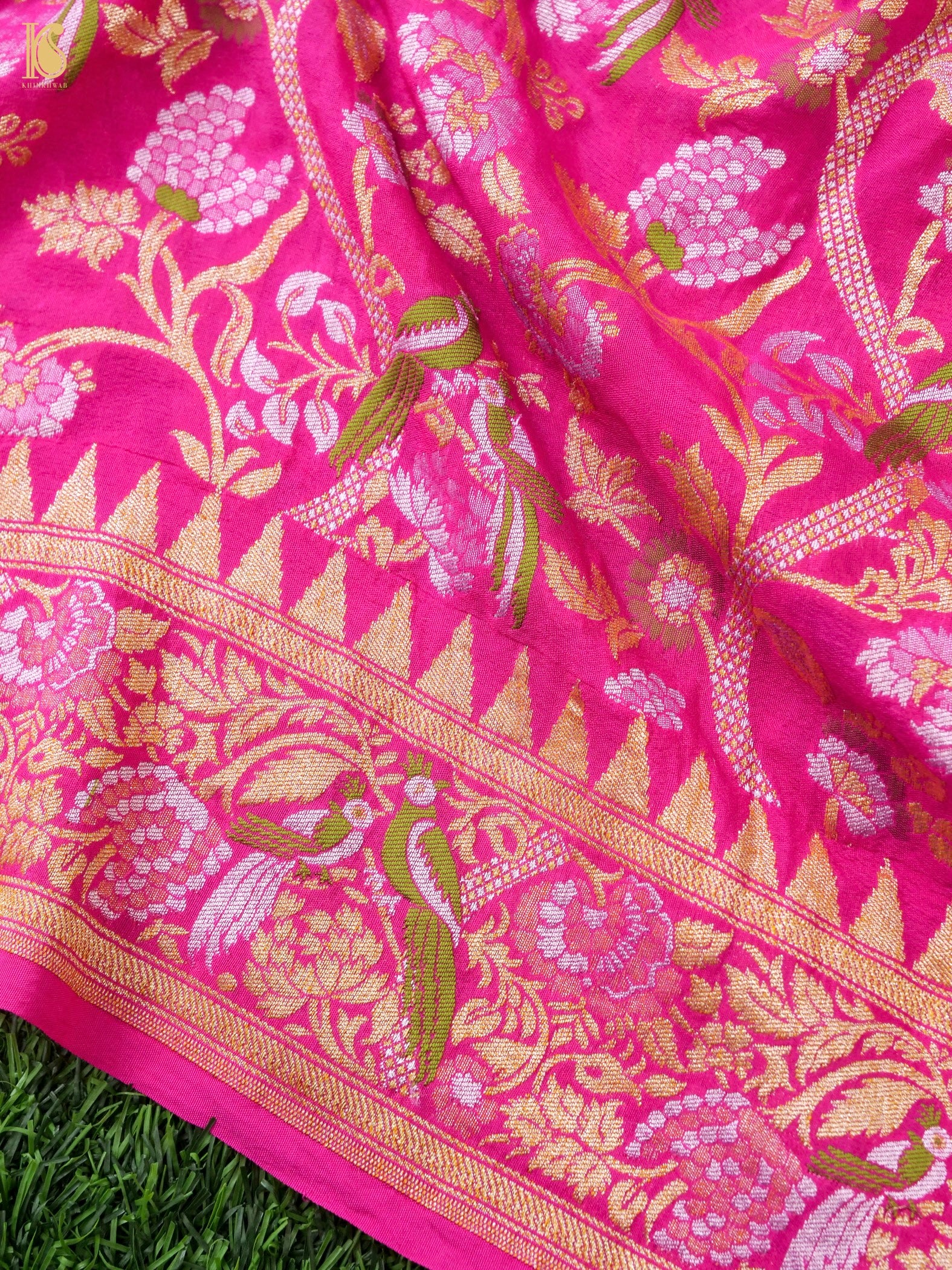 Banarasi Georgette Meenakari Birds Dupatta