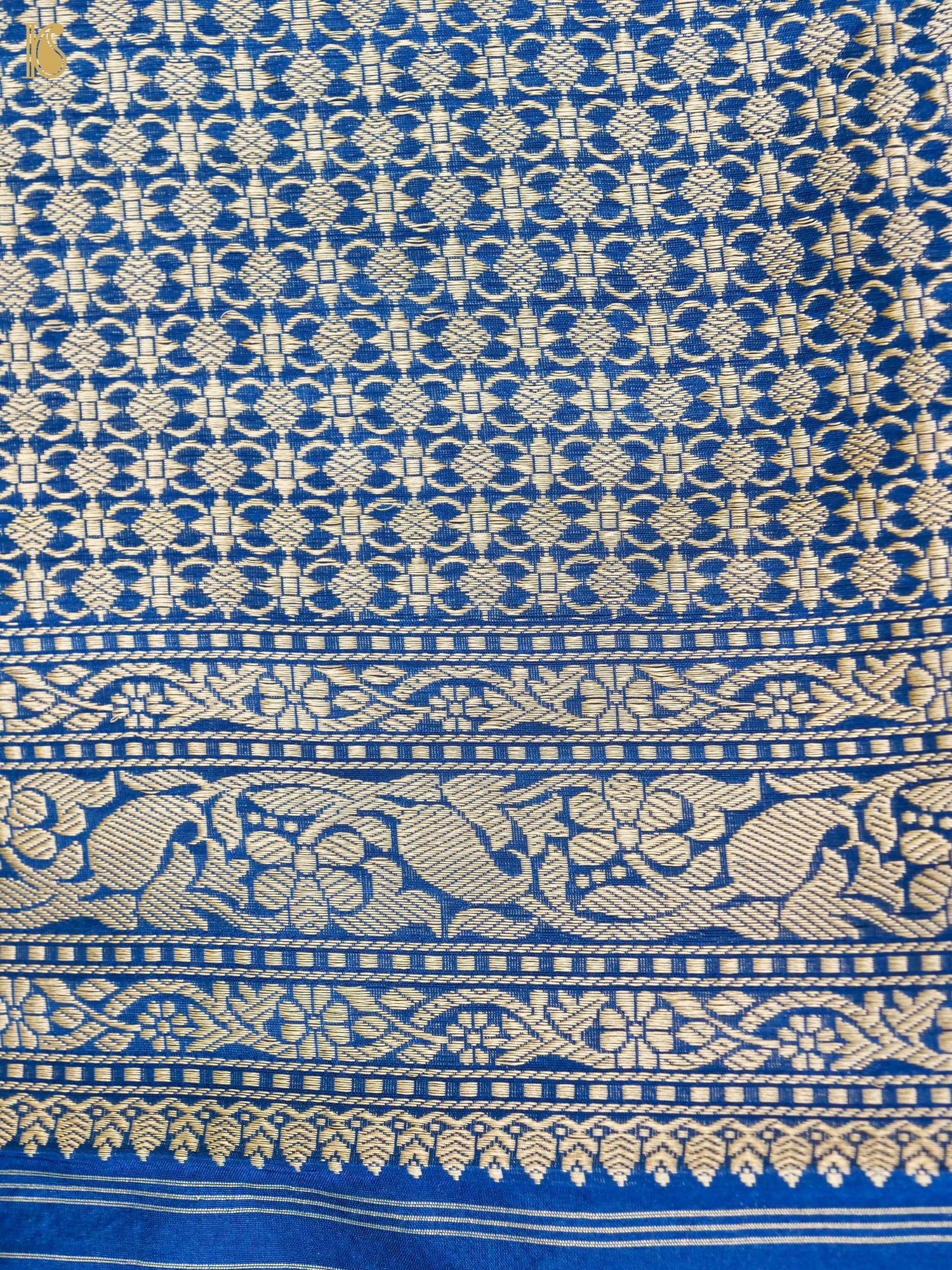 Handloom Banarasi Katan Shikargah Saree