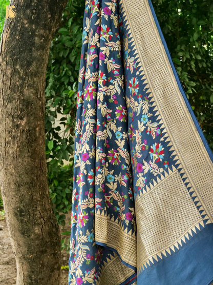 Pure Georgette Banarasi Meenakari Dupatta