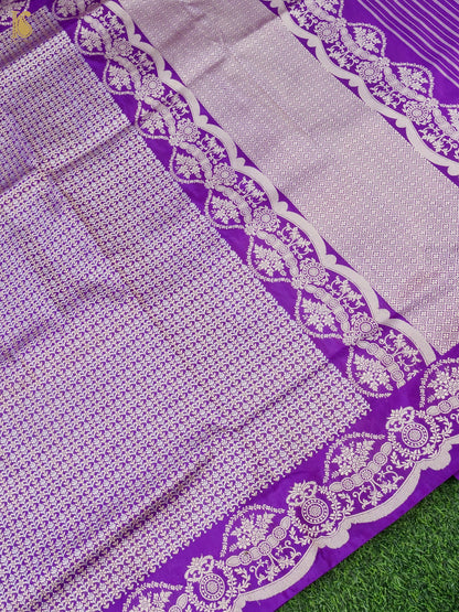 Banarasi Handloom Pure Katan Silk Kadwa Saree