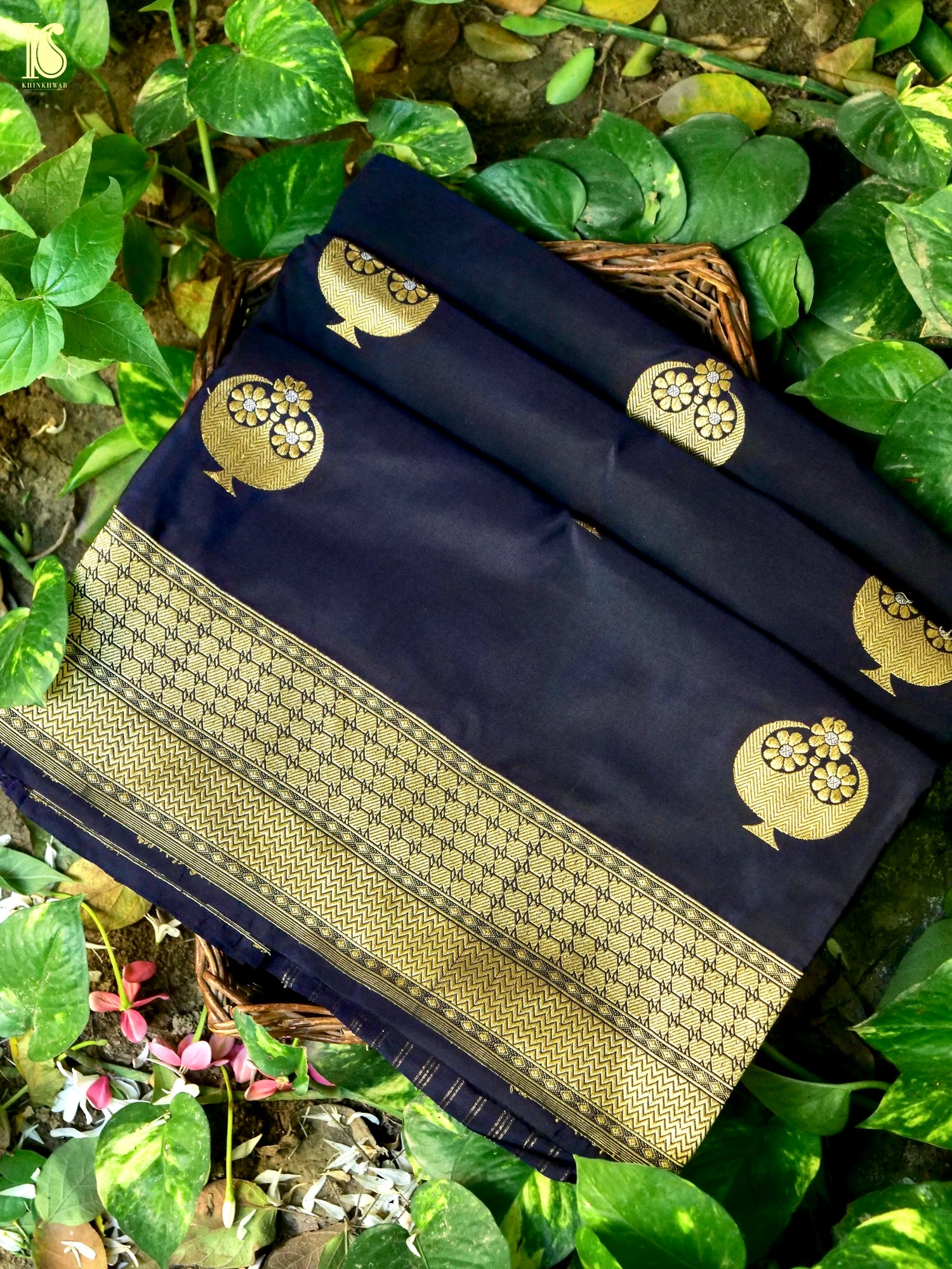 Banarasi Handloom Pure Katan Silk Kadwa Saree