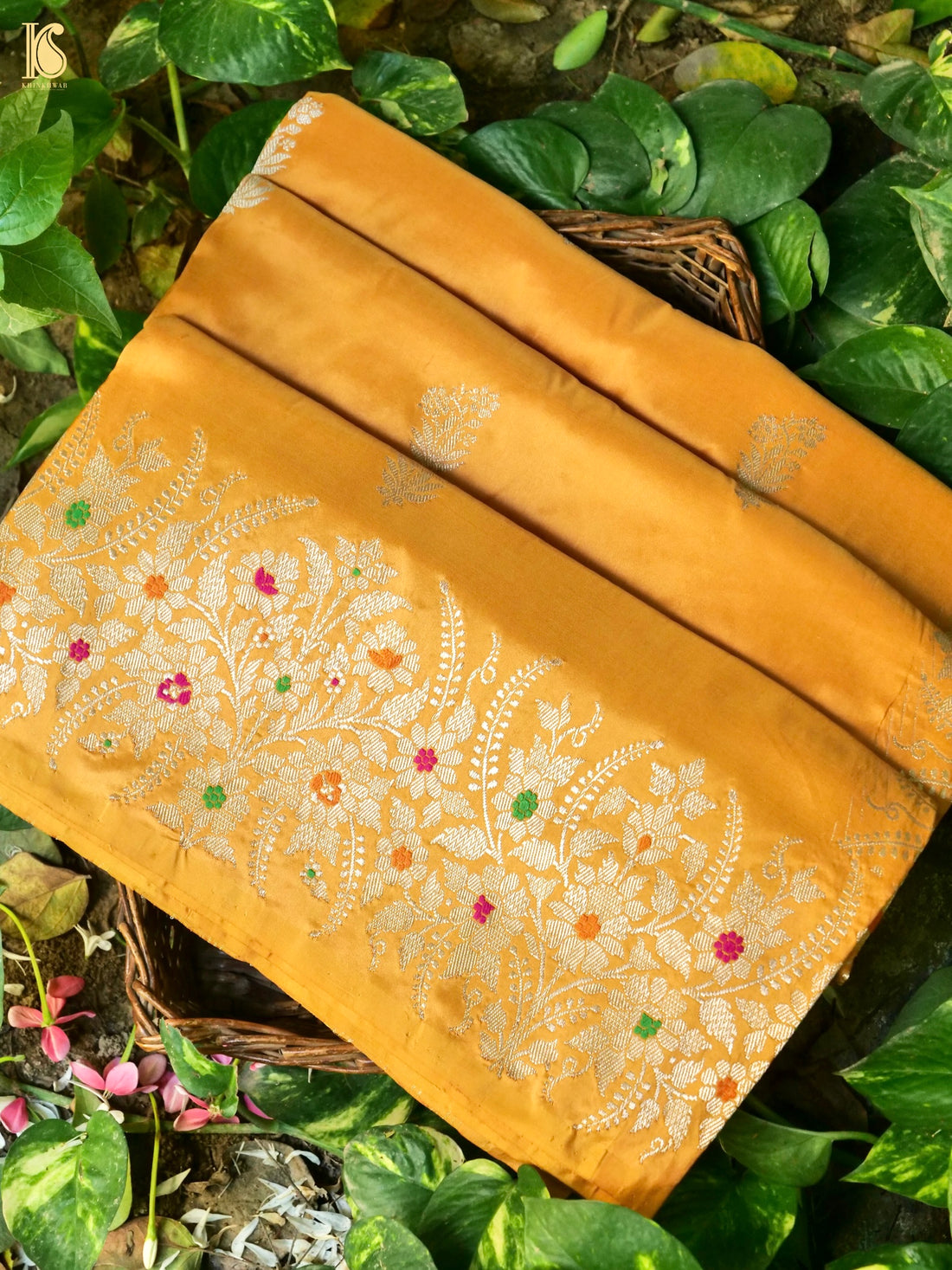 Banarasi Handloom Pure Katan Silk Kadwa Saree