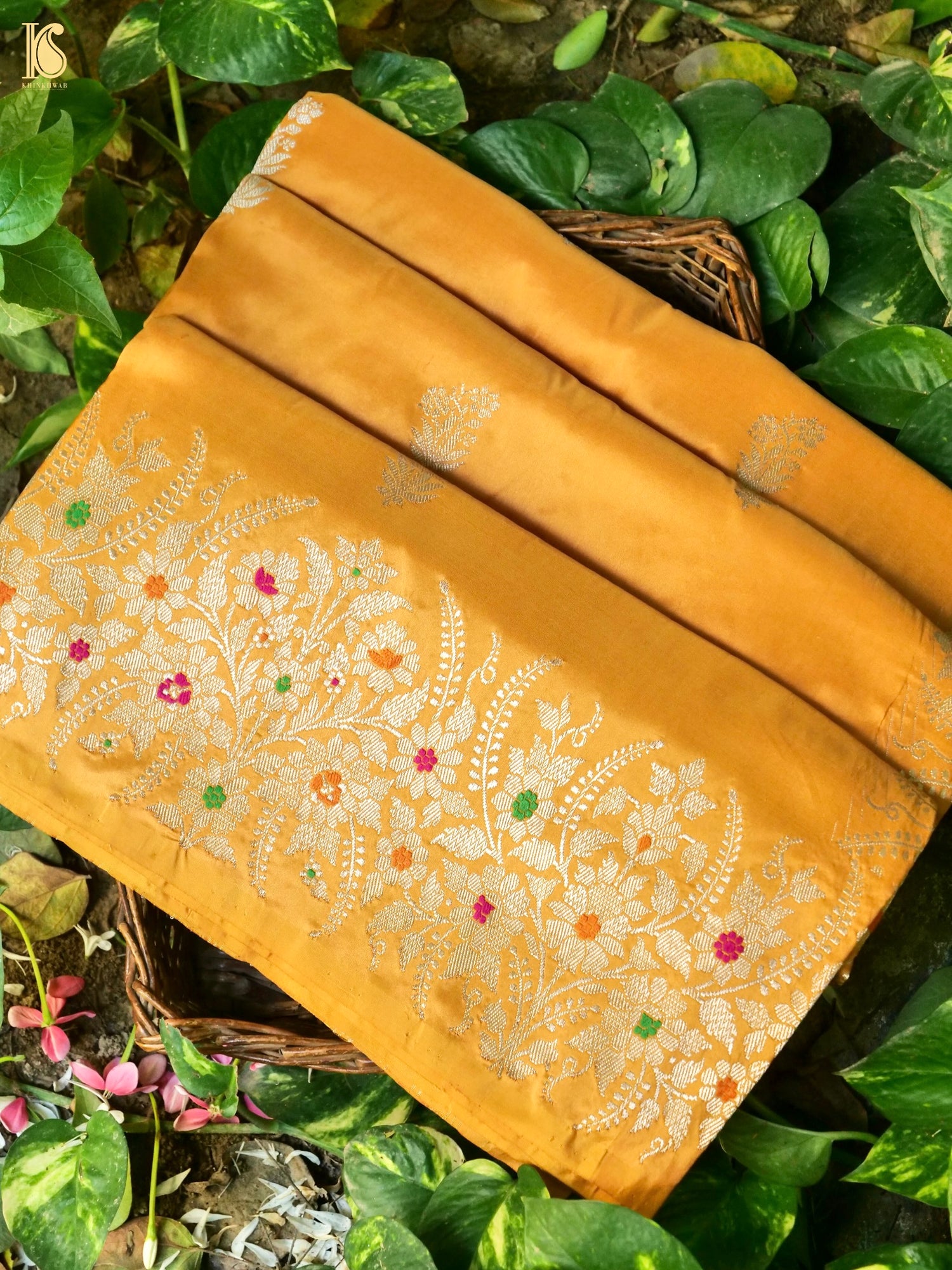 Banarasi Handloom Pure Katan Silk Kadwa Saree