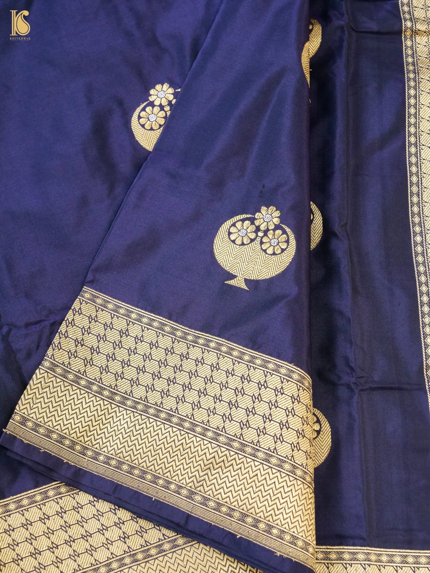 Banarasi Handloom Pure Katan Silk Kadwa Saree