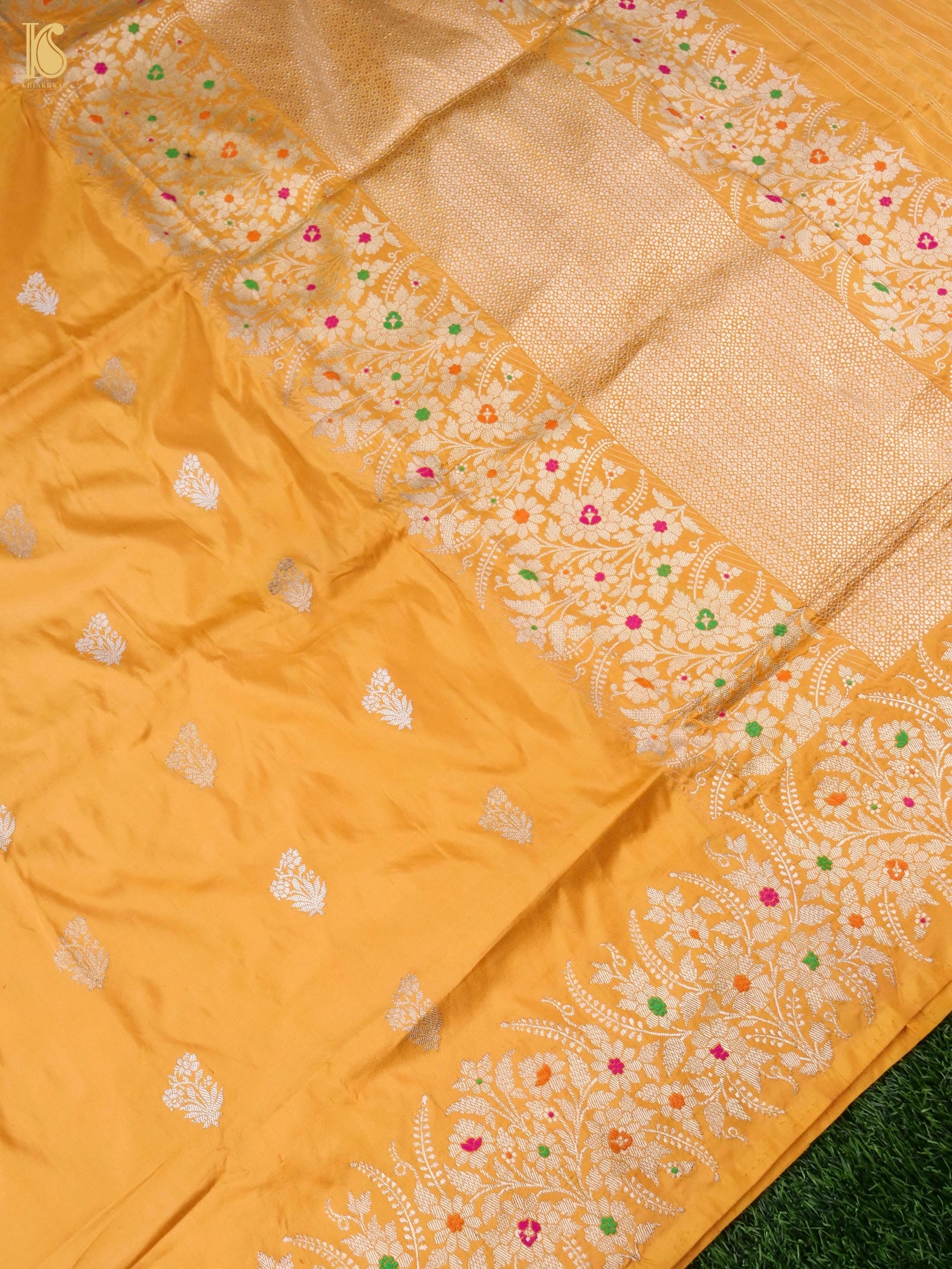 Banarasi Handloom Pure Katan Silk Kadwa Saree