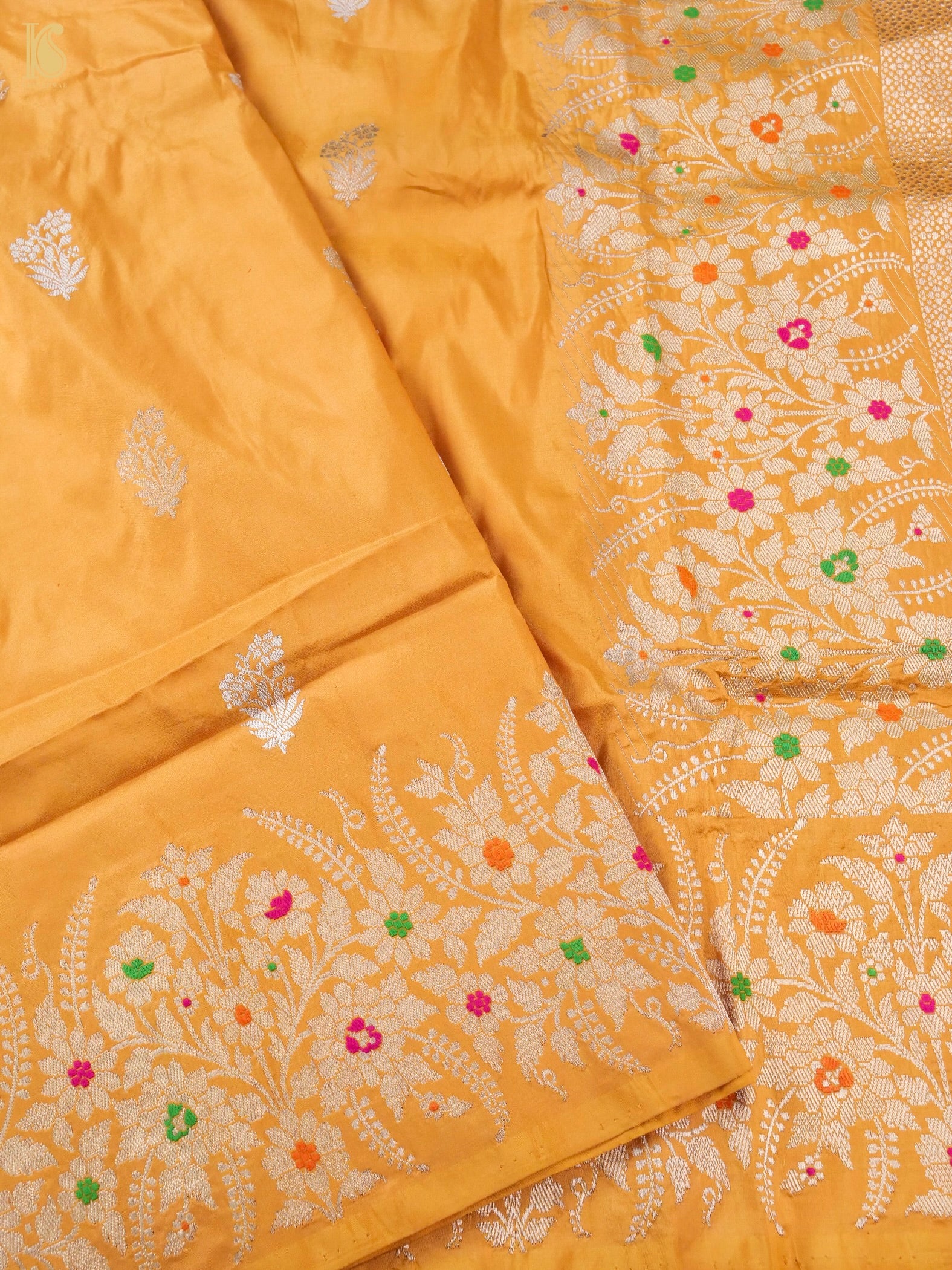 Banarasi Handloom Pure Katan Silk Kadwa Saree