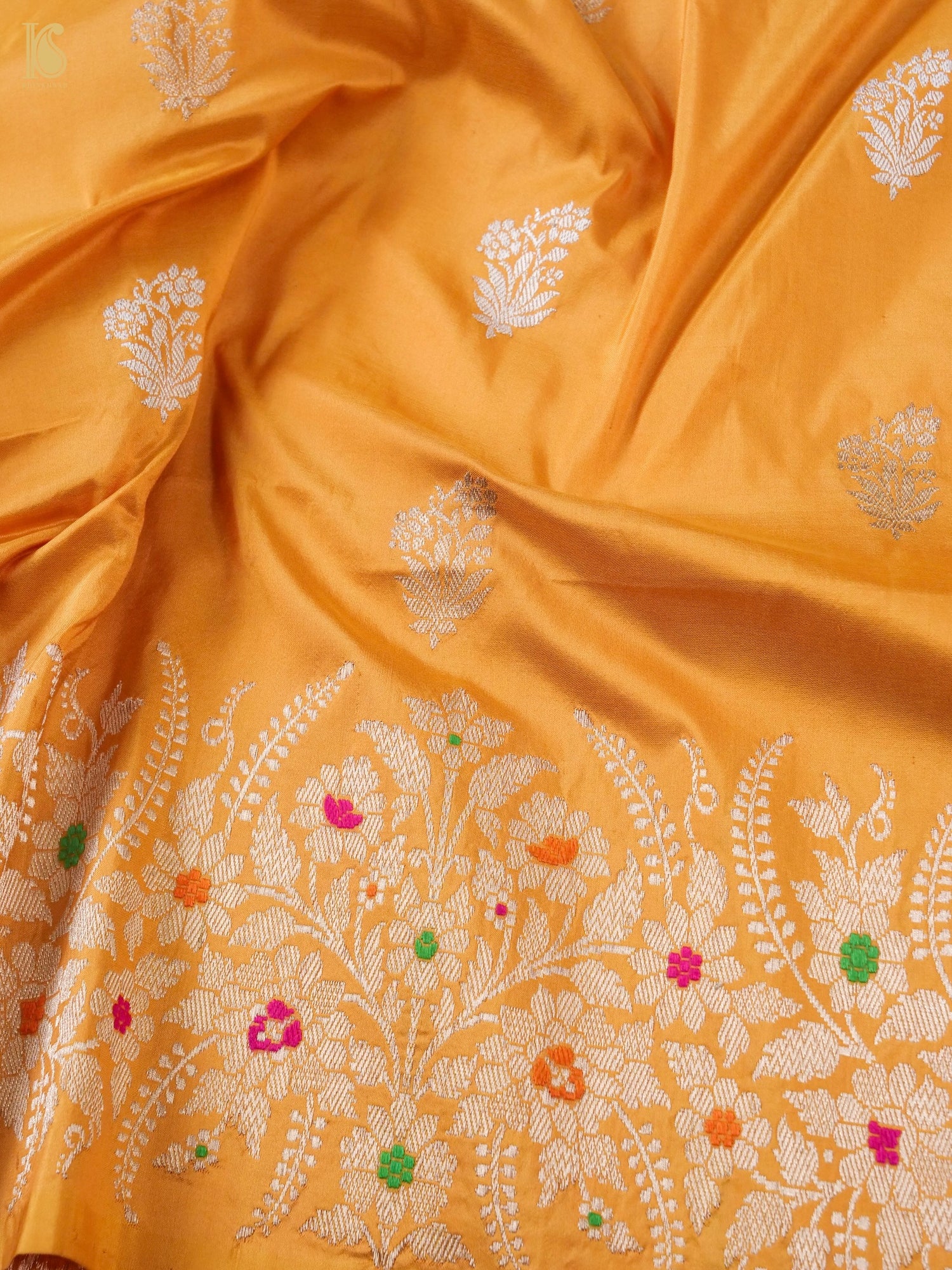 Banarasi Handloom Pure Katan Silk Kadwa Saree