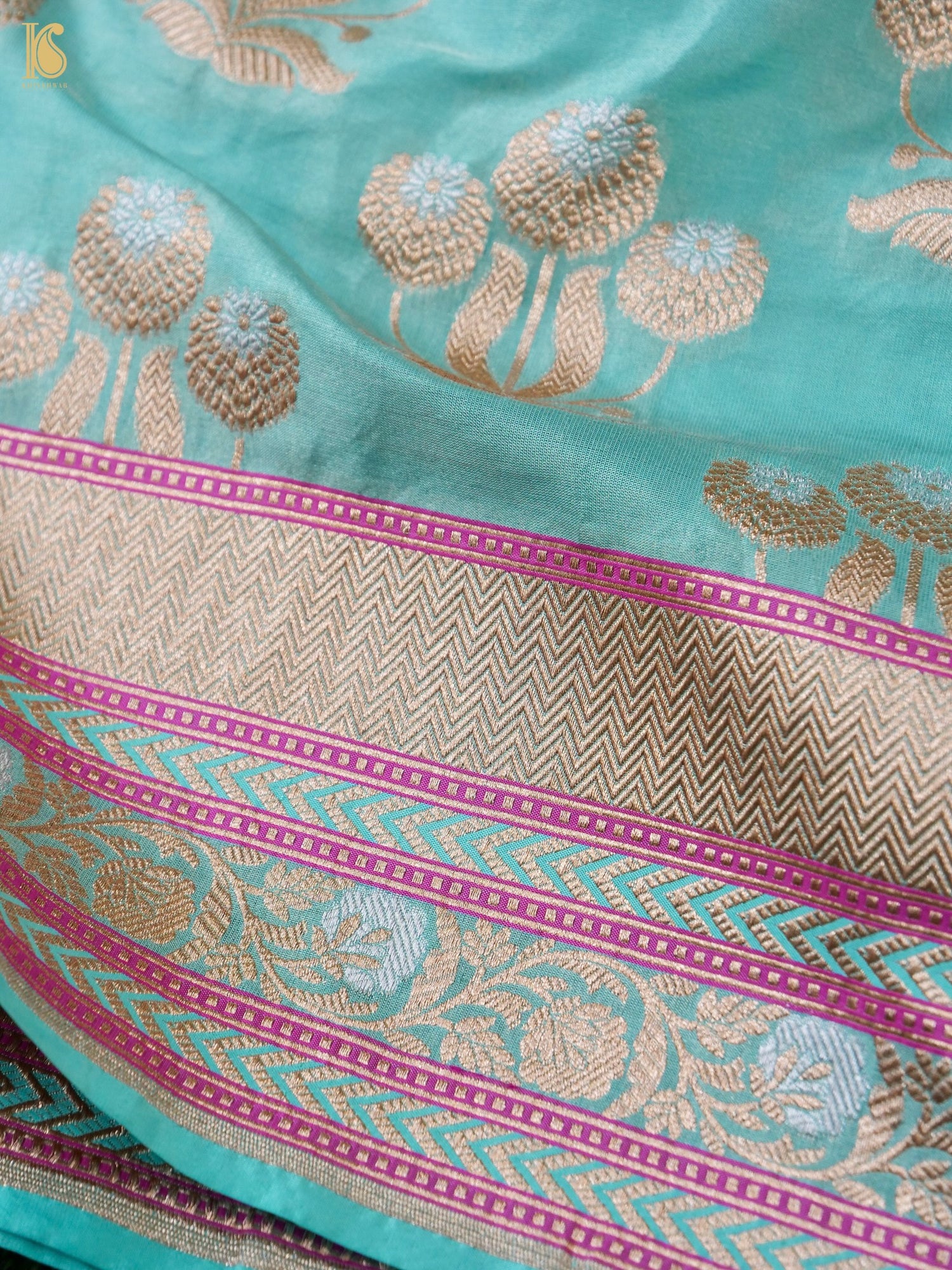 Handloom Banarasi Pure Silk Tissue Saree