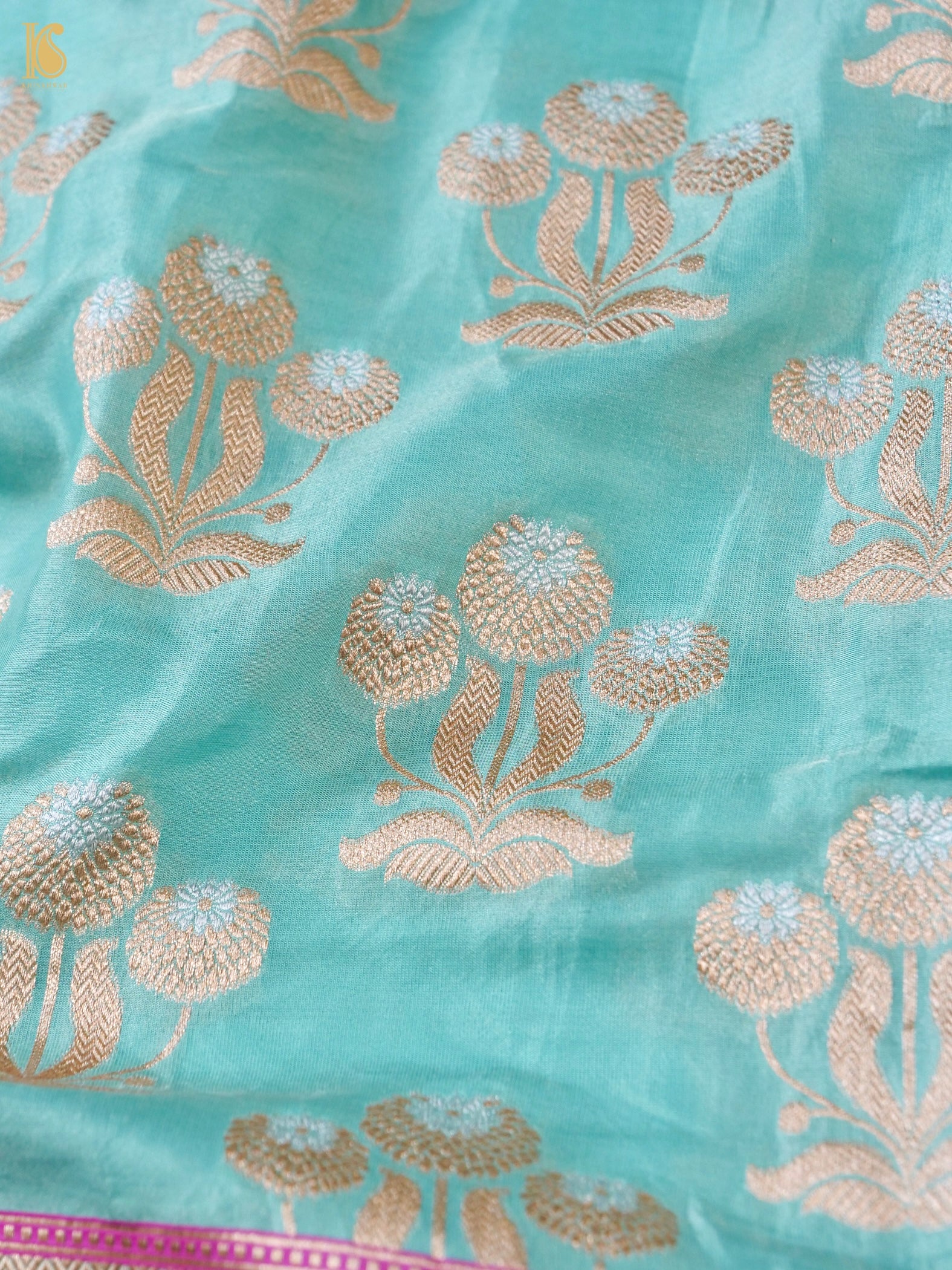 Handloom Banarasi Pure Silk Tissue Saree