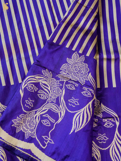 Handloom Banarasi Silk Tanchoi Face Saree