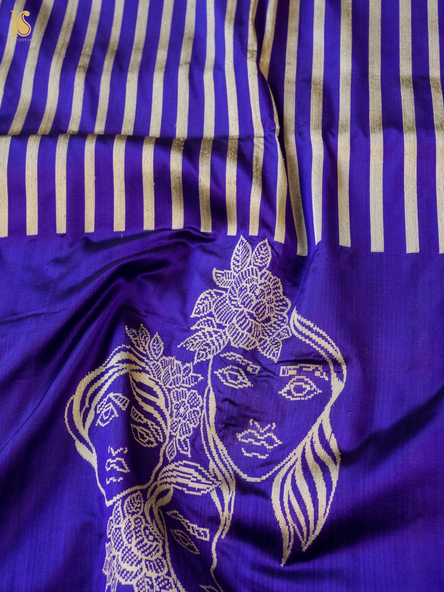 Handloom Banarasi Silk Tanchoi Face Saree