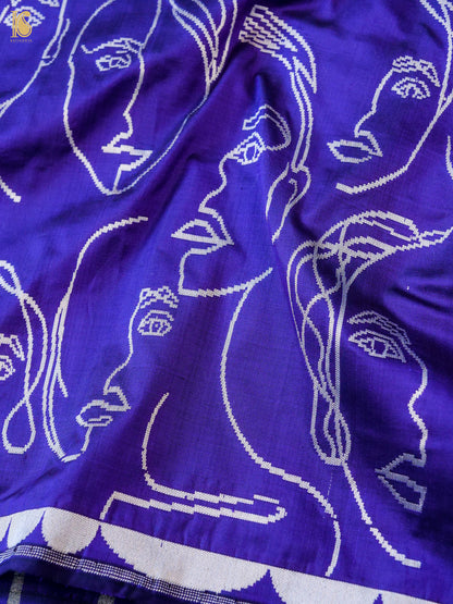 Handloom Banarasi Silk Tanchoi Face Saree