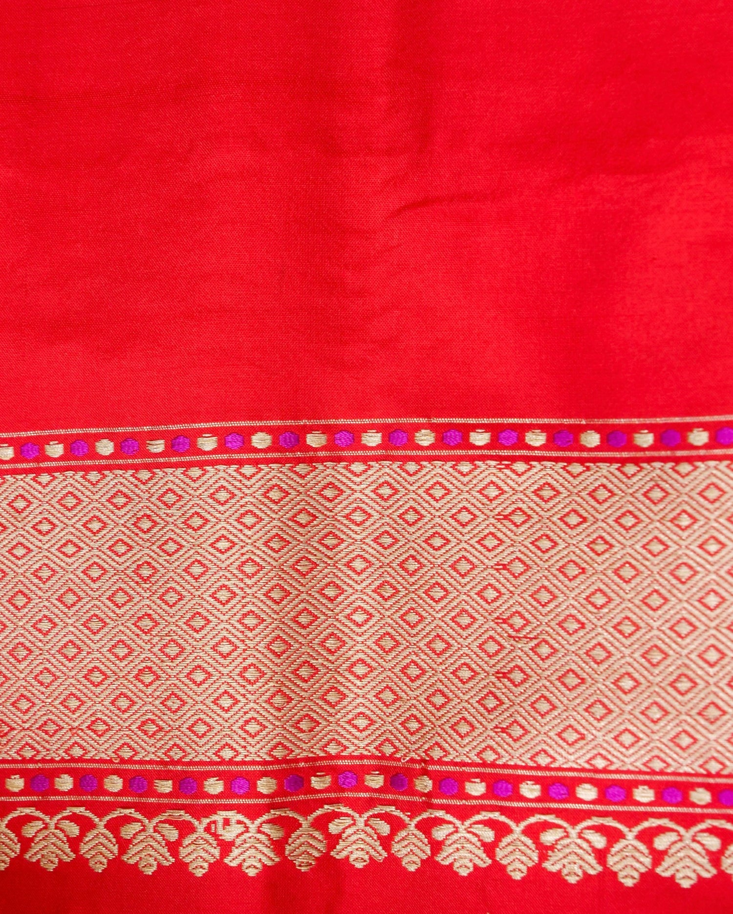 Handwoven Katan Silk Banarasi Shikargah Saree