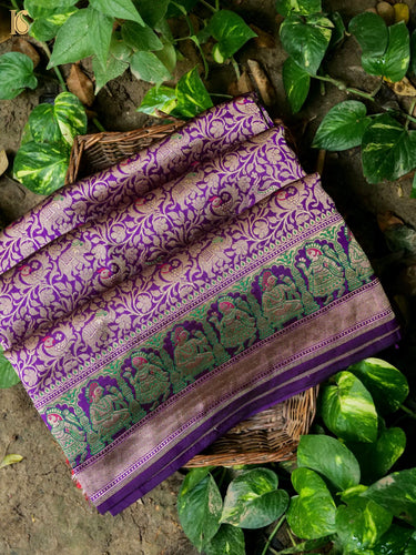 Handloom Baluchari Banarasi Katan Silk Saree