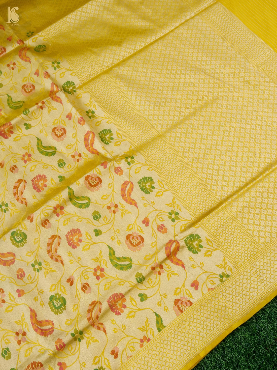 Handloom Banarasi Katan Silk Kinkhab Saree