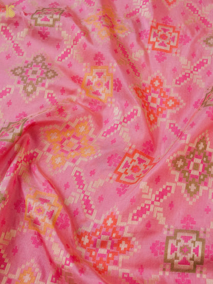 Handwoven Banarasi Katan Silk Patola Saree