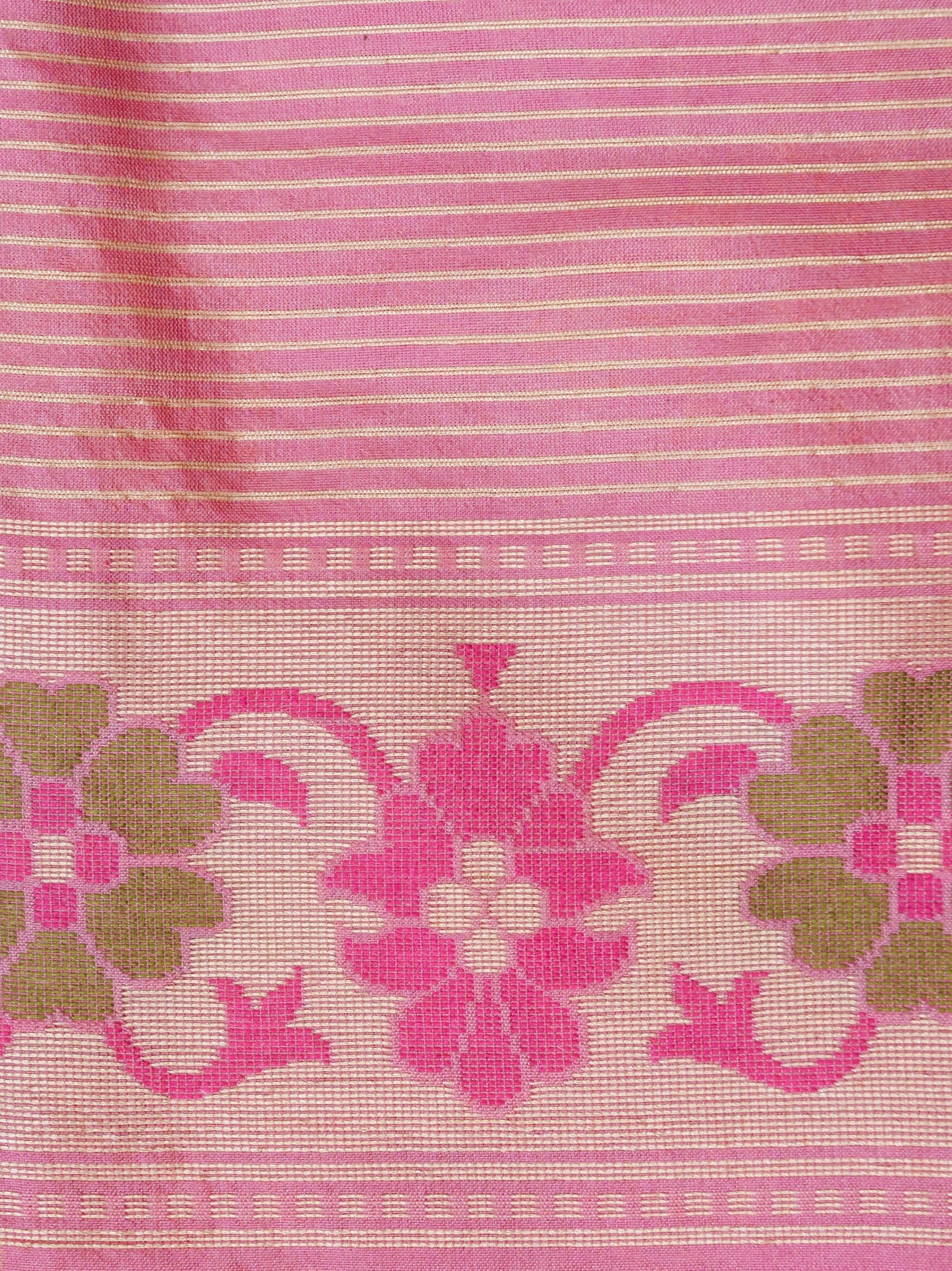 Handwoven Banarasi Katan Silk Patola Saree