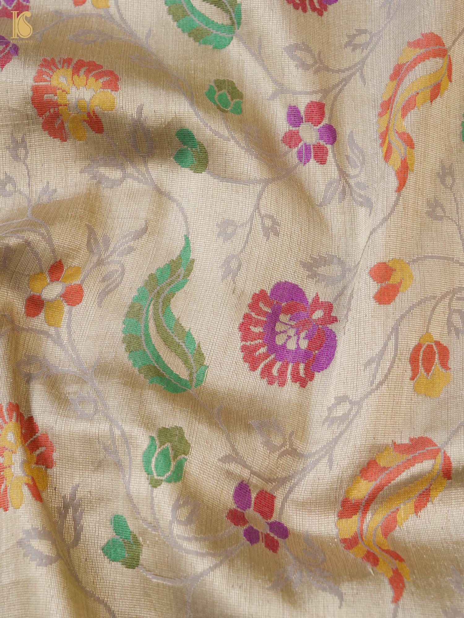 Handloom Banarasi Silk Kinkhab Saree