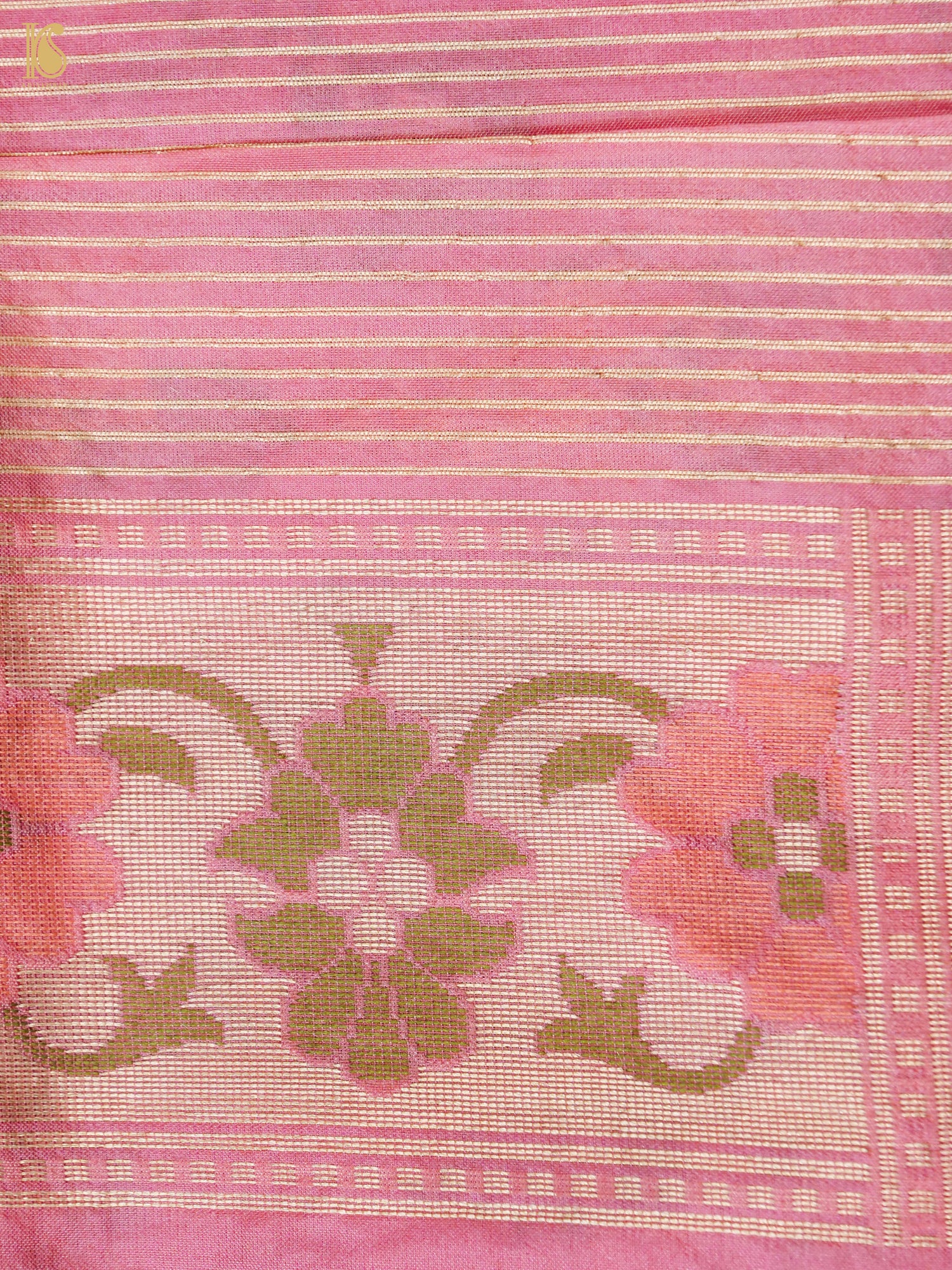 Handwoven Banarasi Katan Silk Patola Saree