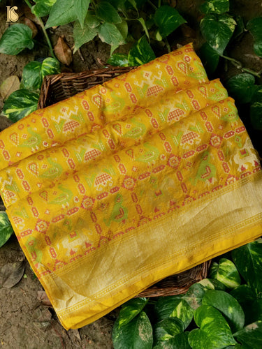 Handwoven Banarasi Katan Silk Patola Saree