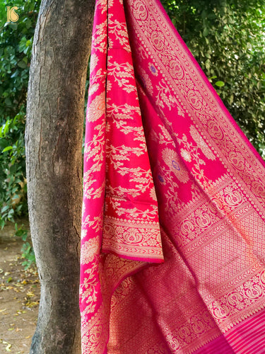 Handwoven Banarasi Katan Silk Kadwa Dupatta