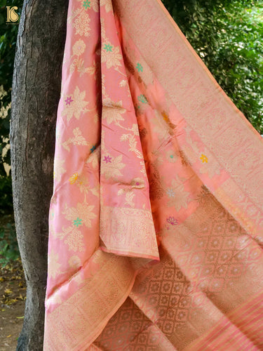 Handwoven Banarasi Katan Silk Kadwa Dupatta