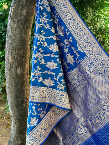 Handwoven Banarasi Katan Silk Kadwa Dupatta