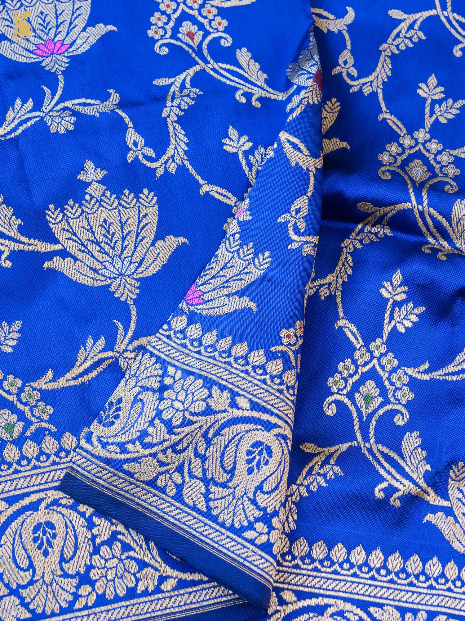 Handwoven Banarasi Katan Silk Kadwa Dupatta