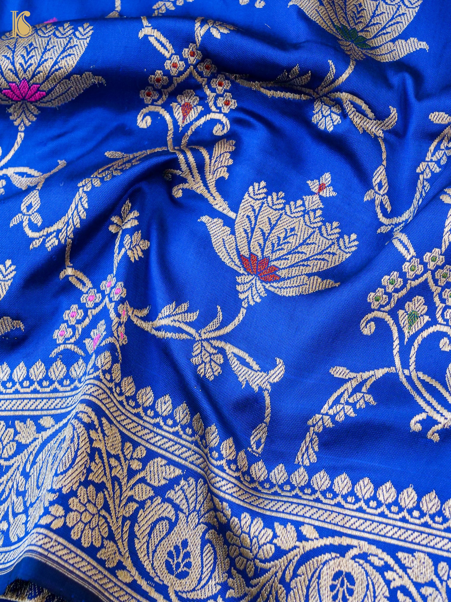 Handwoven Banarasi Katan Silk Kadwa Dupatta