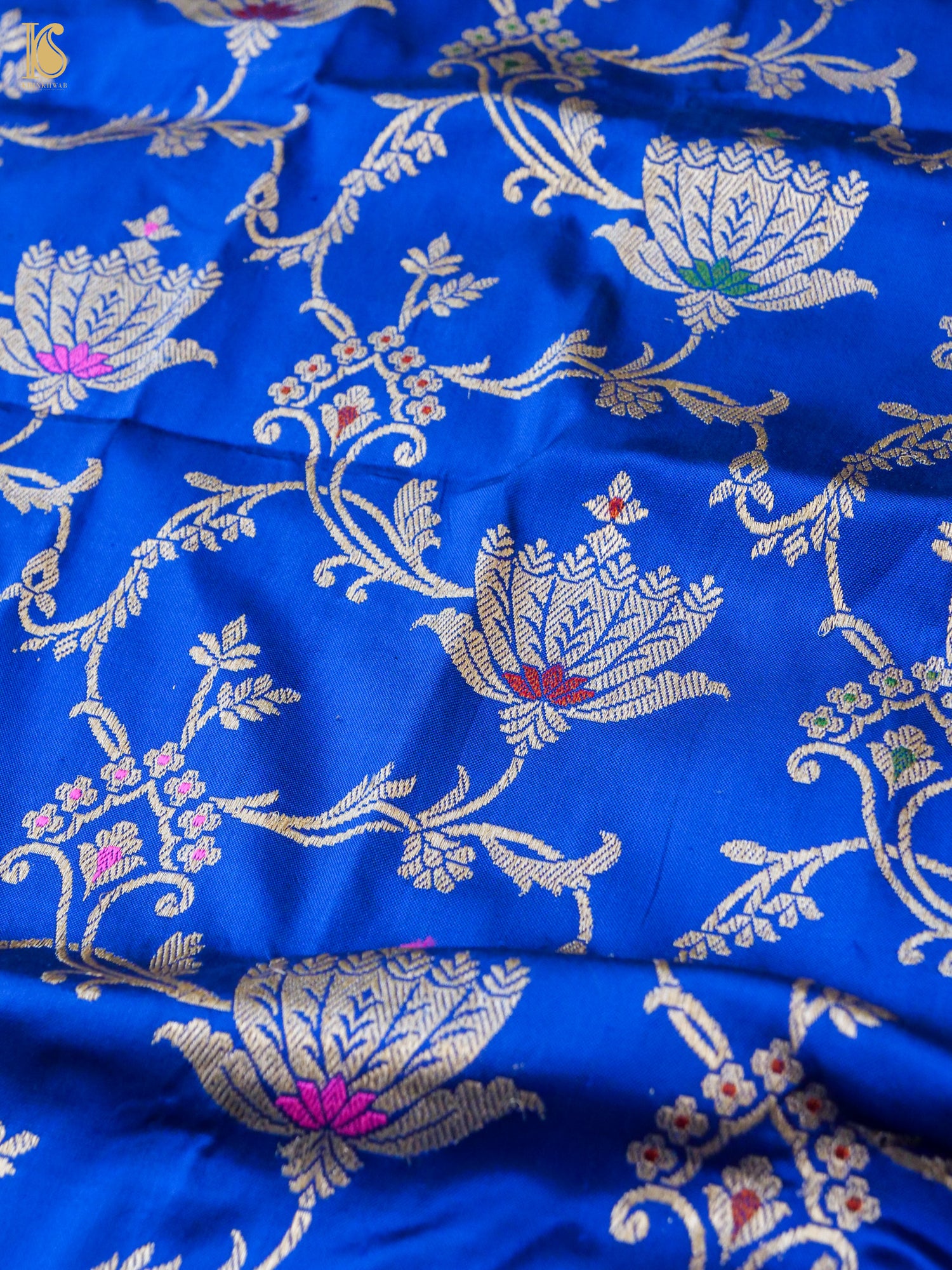 Handwoven Banarasi Katan Silk Kadwa Dupatta