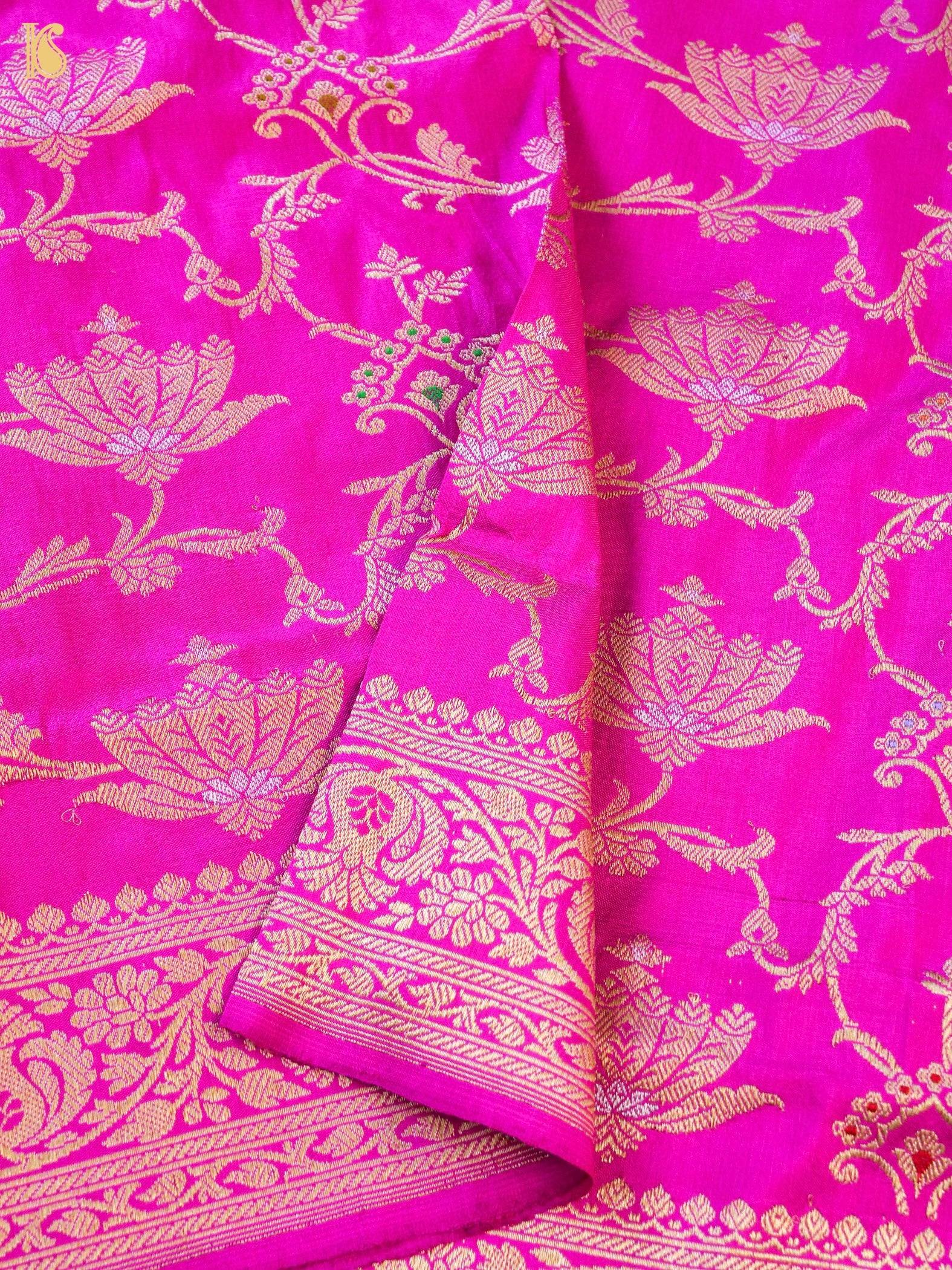 Handwoven Banarasi Katan Silk Kadwa Dupatta