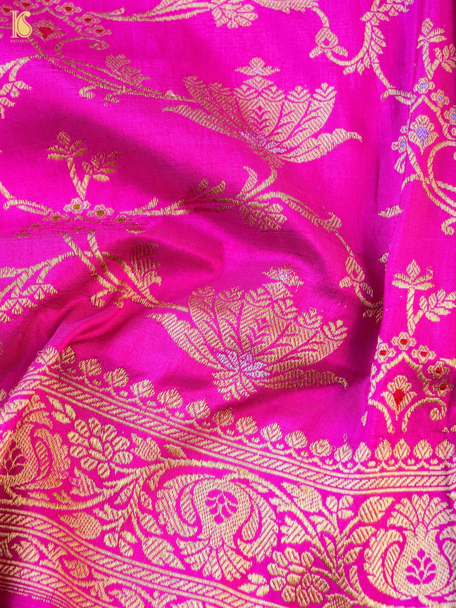 Handwoven Banarasi Katan Silk Kadwa Dupatta