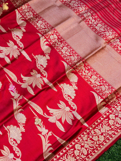 Handwoven Banarasi Katan Silk Kadwa Dupatta