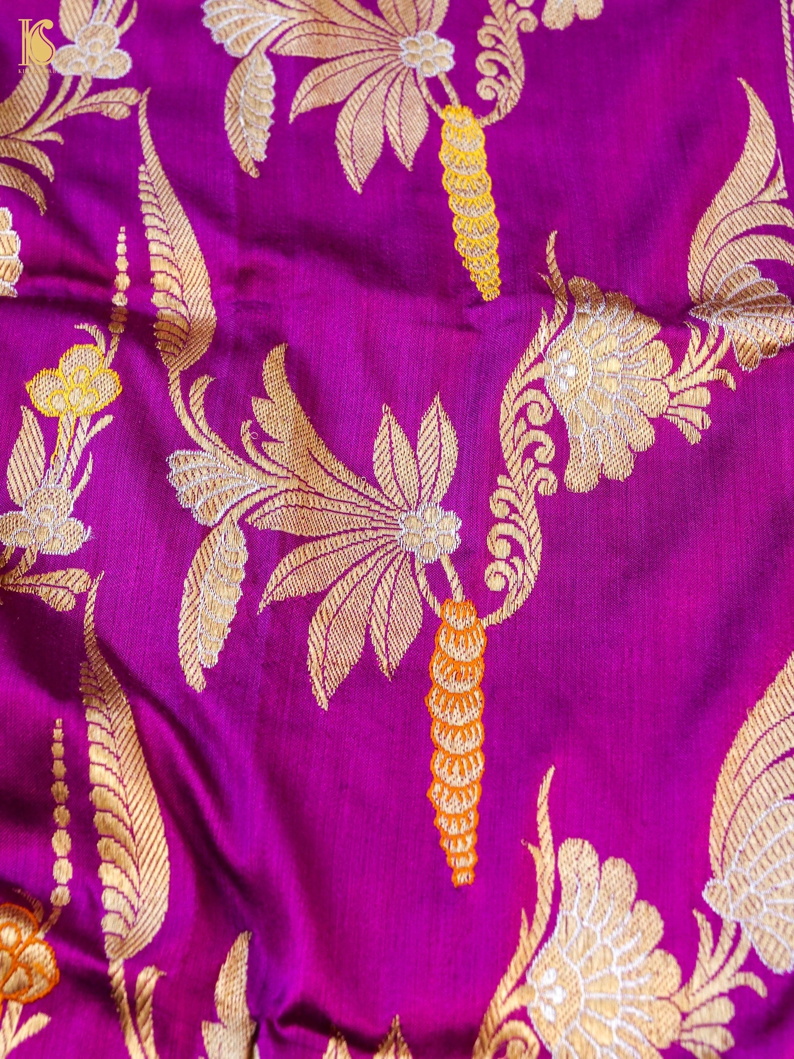 Handwoven Banarasi Katan Silk Kadwa Dupatta