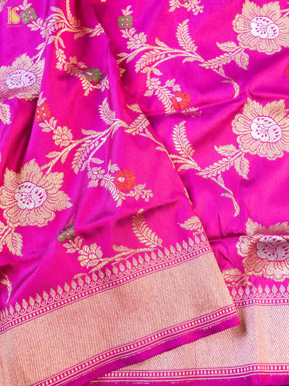 Handwoven Banarasi Katan Silk Kadwa Dupatta