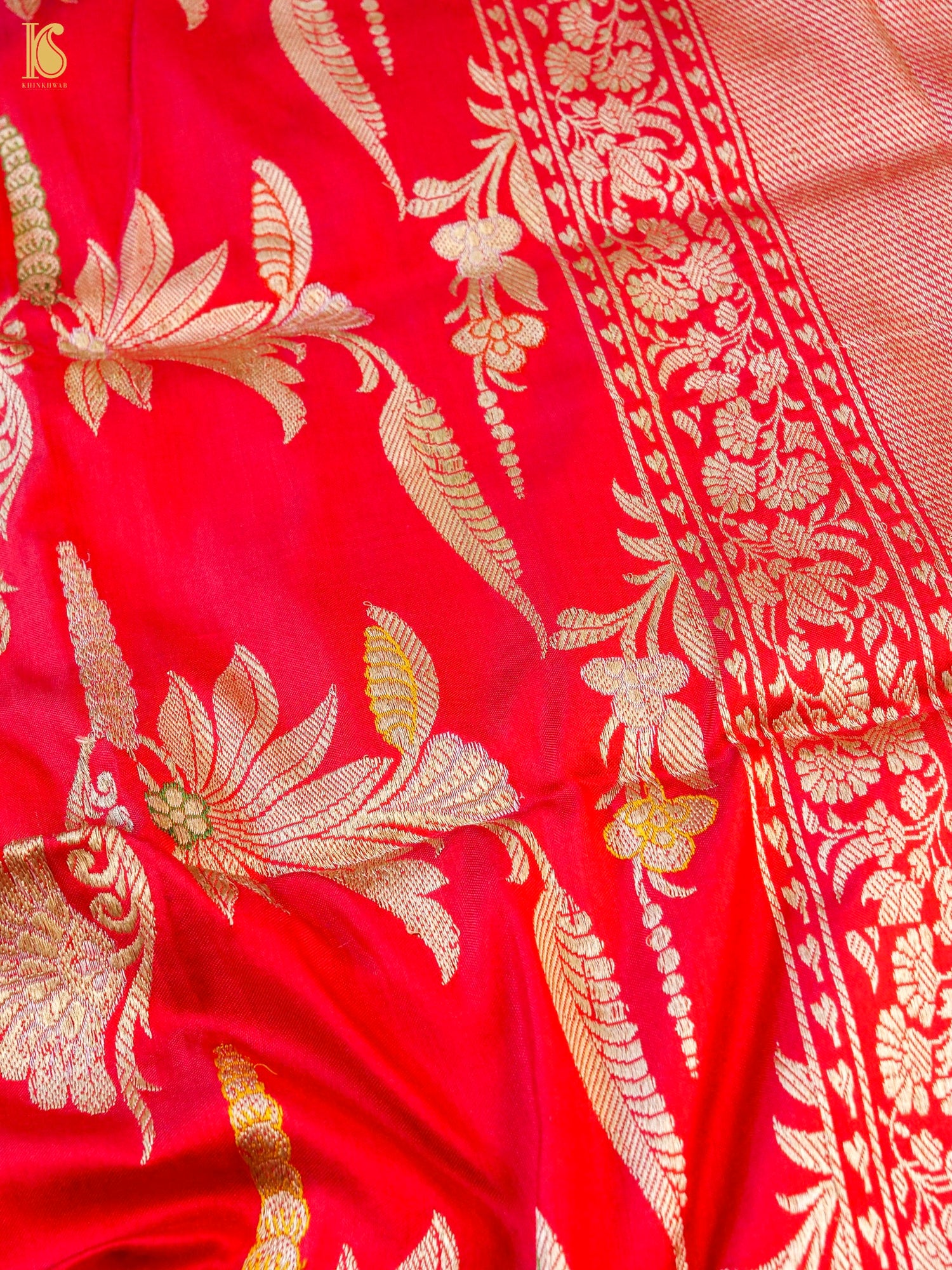 Handwoven Banarasi Katan Silk Kadwa Dupatta