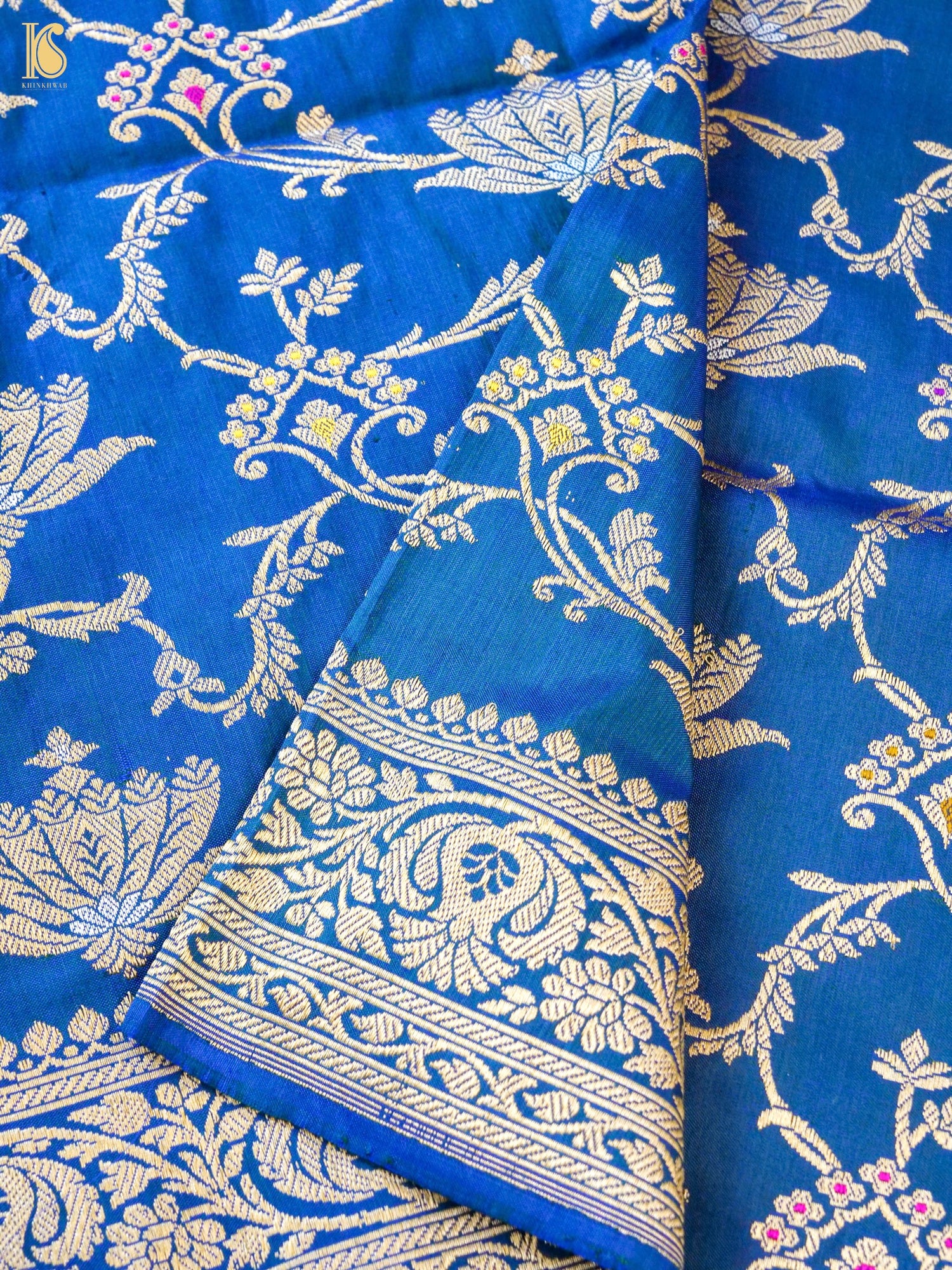 Handwoven Banarasi Katan Silk Kadwa Dupatta