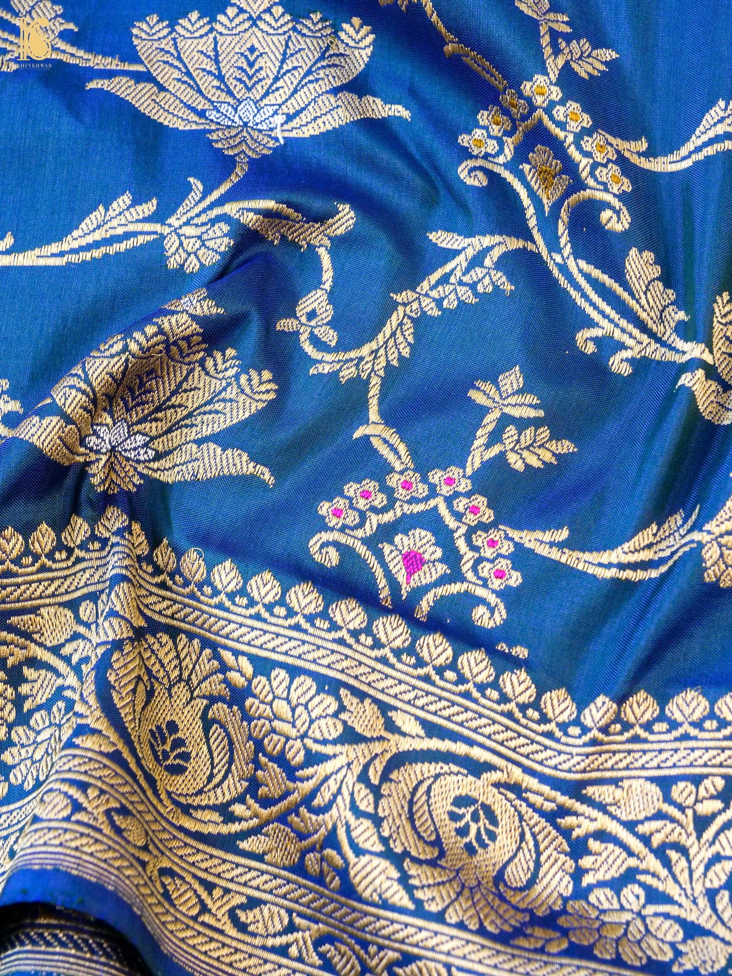 Handwoven Banarasi Katan Silk Kadwa Dupatta