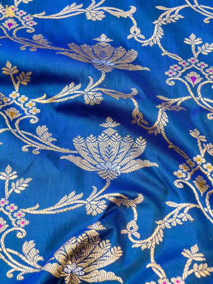 Handwoven Banarasi Katan Silk Kadwa Dupatta