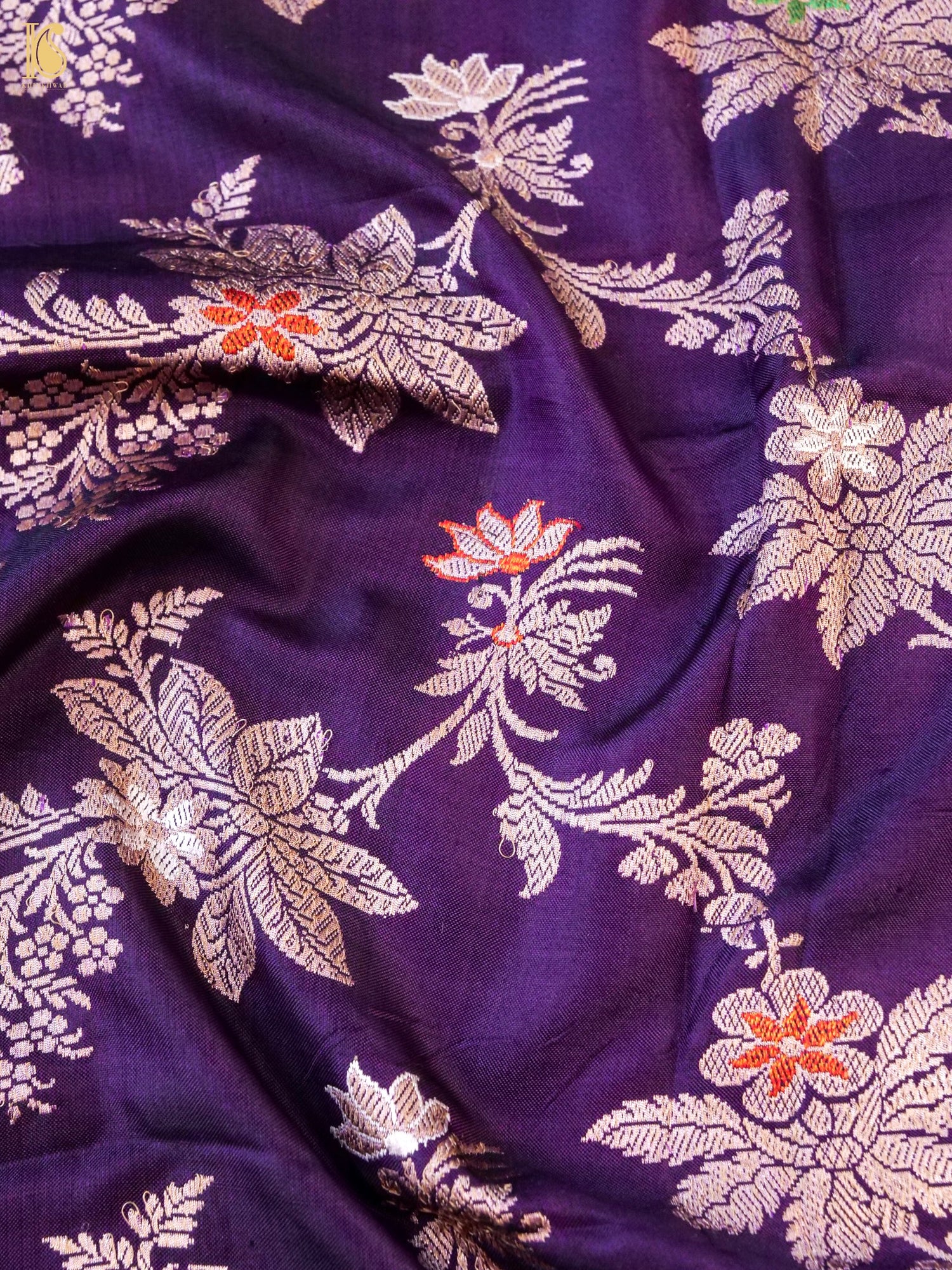 Handwoven Banarasi Katan Silk Kadwa Dupatta