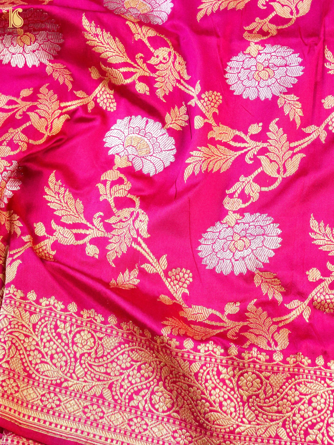 Handwoven Banarasi Katan Silk Kadwa Dupatta